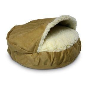 Cozy Cave Luxury Microsuede Dog Bed