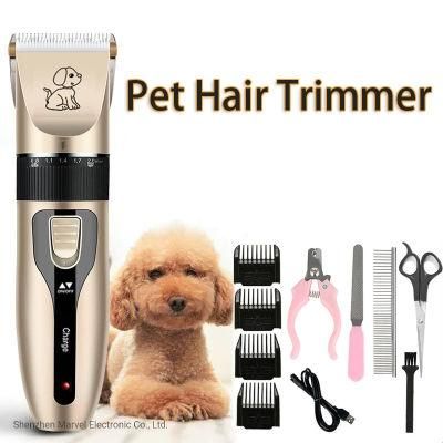 Dog Hair Clippers Rechargeable Pet Shaver Set Dog Hair Trimmer