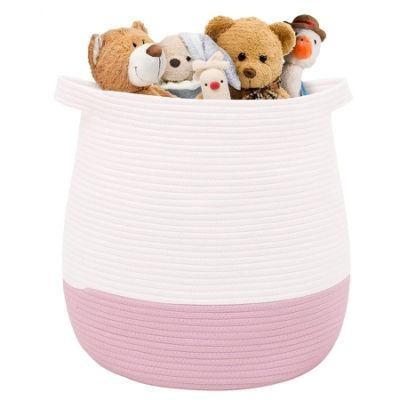 Round Hamper Basket with Handles for Kid&prime; S