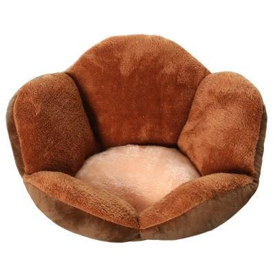 UK USA Warehouse Stock Ultra Soft Cushion Fluffy Washable Plush Round Eco Friendly Sofa Luxury Cat Bed Dog Bed Pet Beds