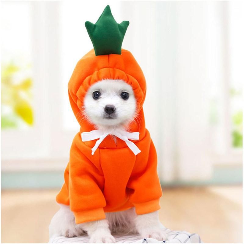 Small Cat Costume Pet Accessories Dog Hoodies Fruit Clothes
