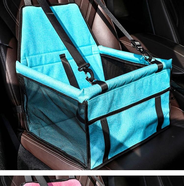Amazon Hot Selling Pet Folded Car Seat Dog Seat Car Cushion Oxford Cloth Pet Carrier Portable Outdoor Bag Car Seat