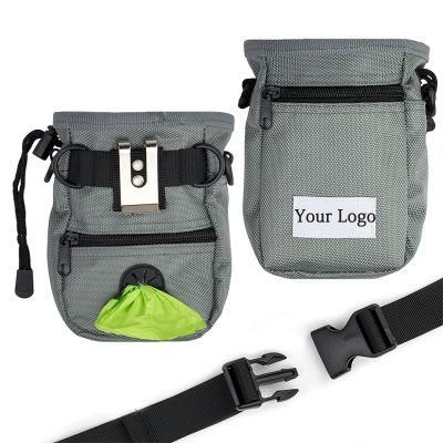 Dog Treat Pouch for Training with Poop Bag Dispenser