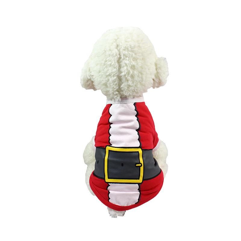 Santa Claus Dog Costume Christmas Party Dressing up Pet Dog Clothes Pet Outfit