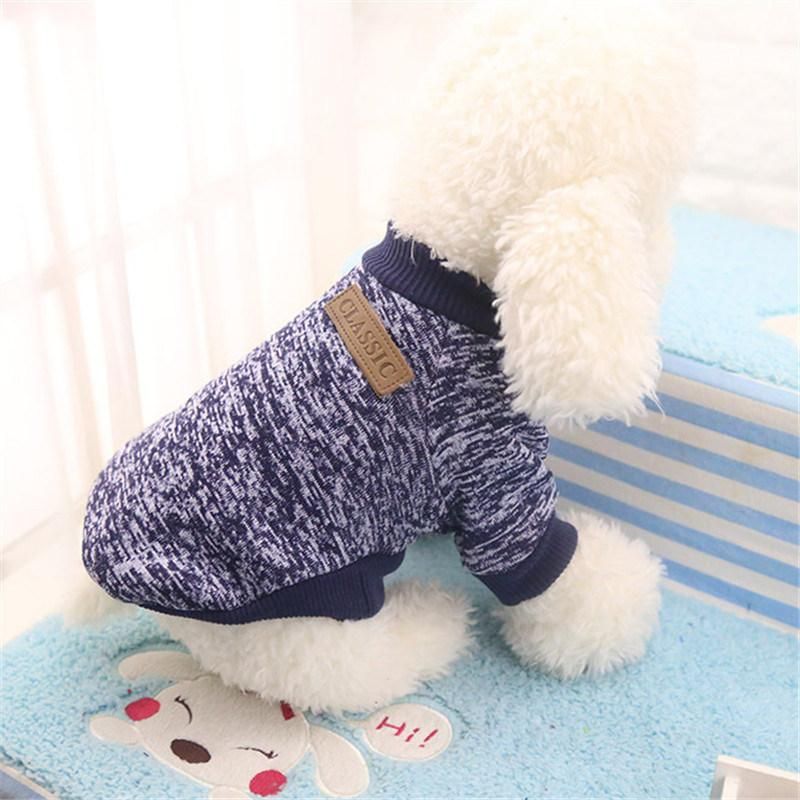 Dog Clothes for Small Dogs Soft Sweater Winter Clothes Classic Pet Outfit