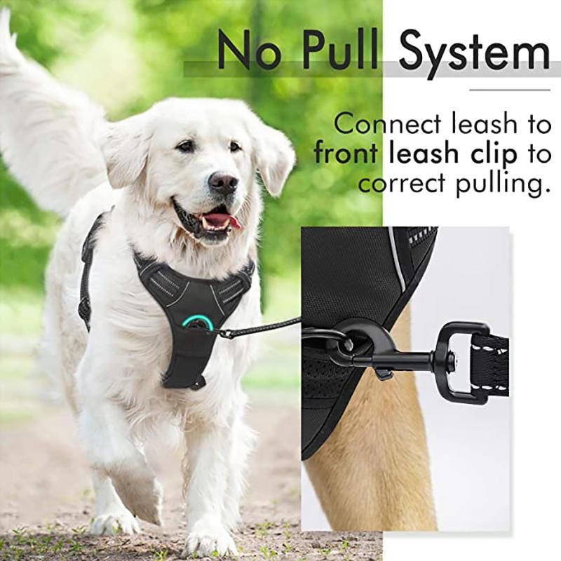 Large Adjustable Tactical Wholesale Custom Vest Dog Harness for Training