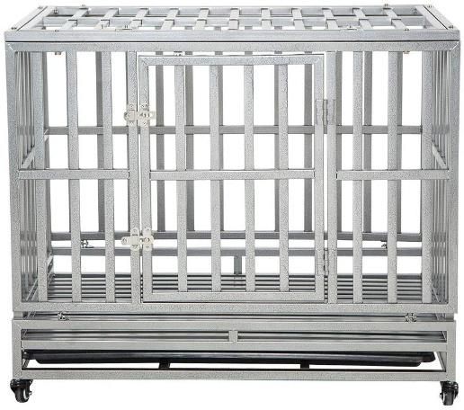 Easy to Clean Dog Cage with Safety Buckles