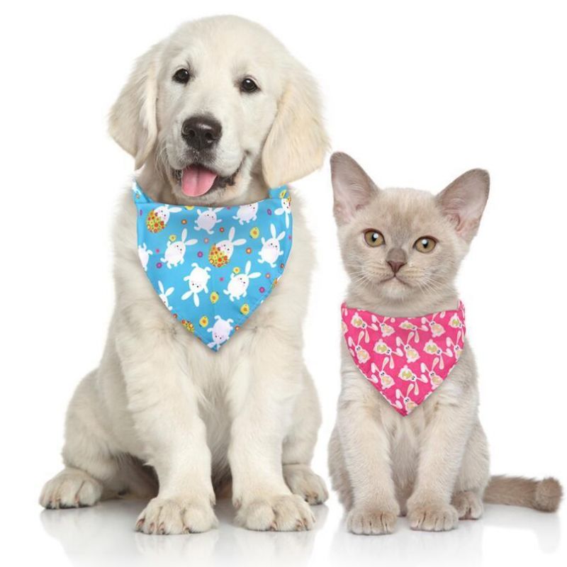 Dog Pet Summer Bandanas Washable Fruit Dog Bandanas