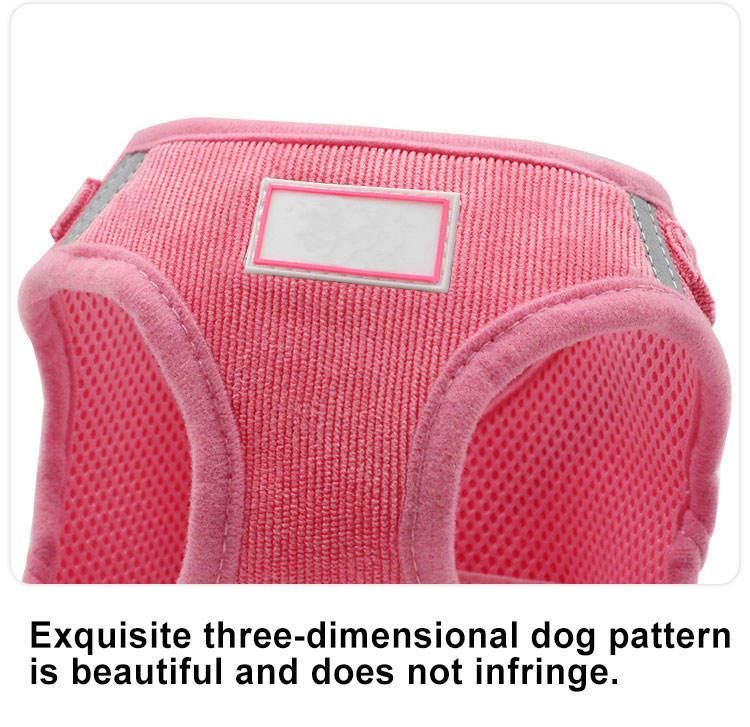 Low MOQ Cheap Breathable Air Mesh 2 in 1 Reversible Dog Harness Leash with Logo