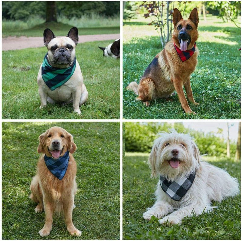 Cotton Bandanas Handkerchiefs Scarfs Triangle Bibs Accessories