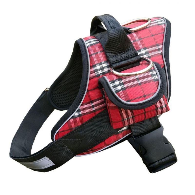 Fashionable and Popular Dog Harness with a Little Pocket at Side