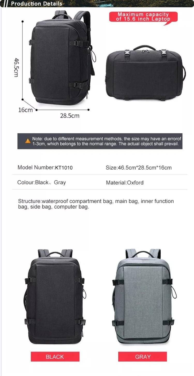 Multifunctional Intelligent Backpack Laptop Backpack with USB Charging