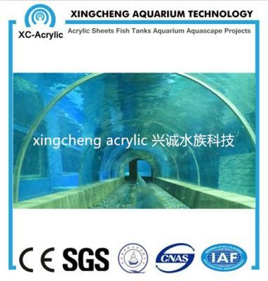 Customized Transparent Aquarium Tunnel Project