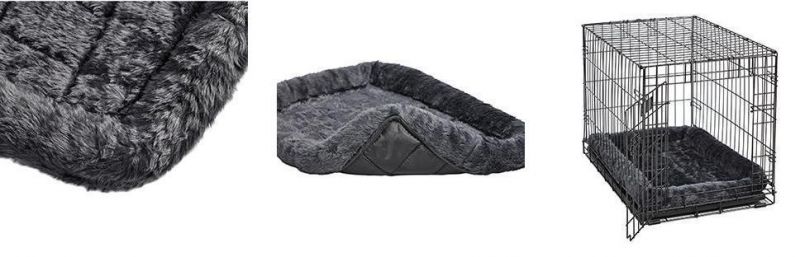 Machine Washable Folded Puppy Beds with Dog Pillow