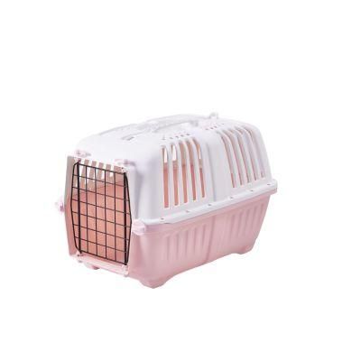 Pink Blue Green Plastic Pet Supplies Pet Carrier Cage Pet Travel Carrier