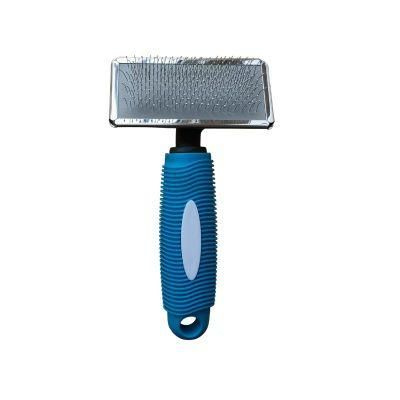Stainless Steel Pet Shedding Grooming Comb and Brush Blue-S