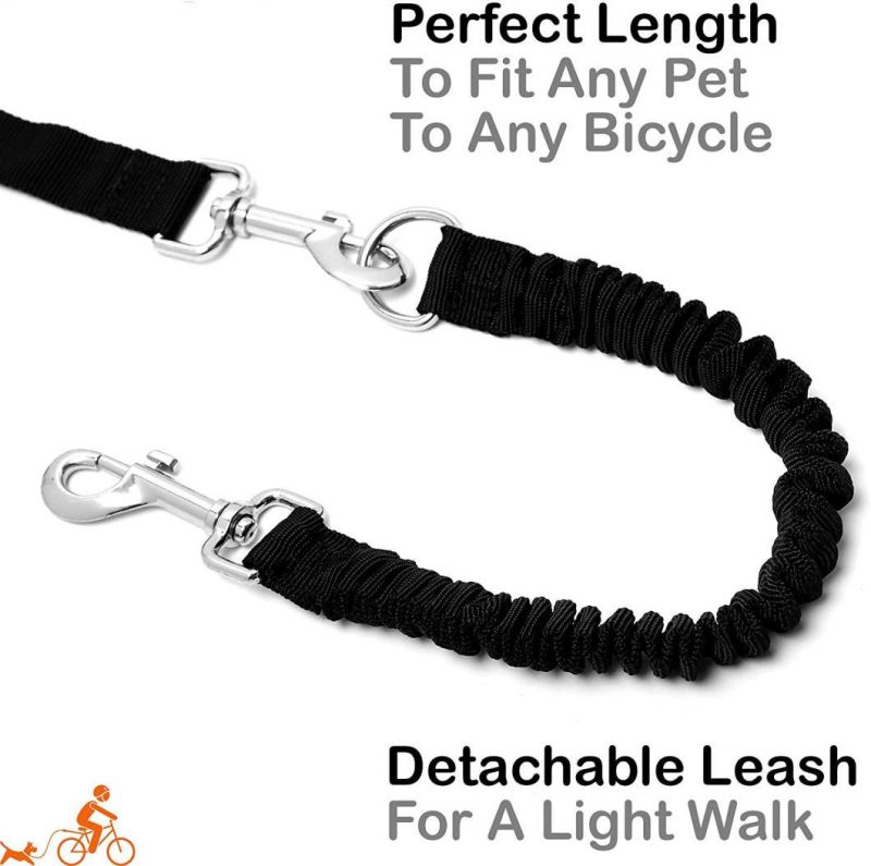 Easy Installation Removal Hand Free Dog Bicycle Exerciser Leash