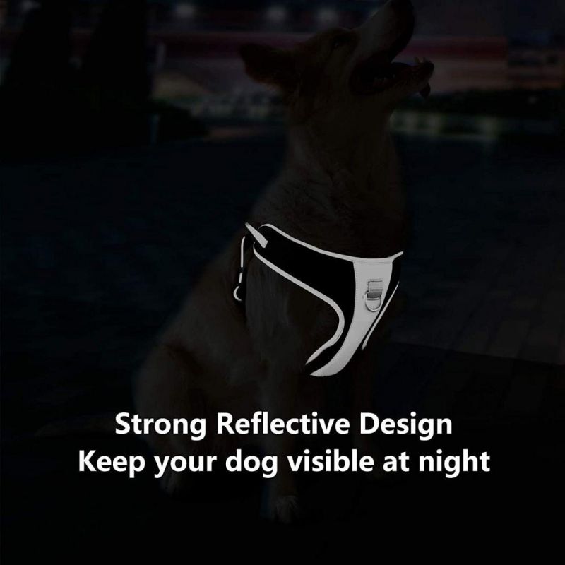 Strong Reflective Design Soft Comfortable Mesh Pet Harness