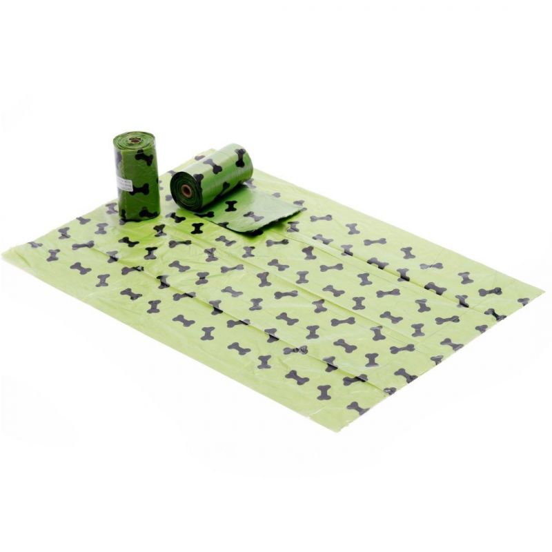 Custom Biodegradable Eco Friendly Dispenser Scented Portable Pet Dog Waste Poop Bag with Holder
