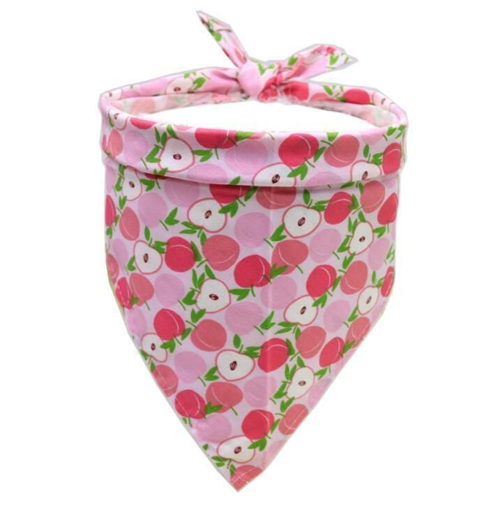 Multiple Pattern Summer Fruit Dog Bandana with Fast Delivery