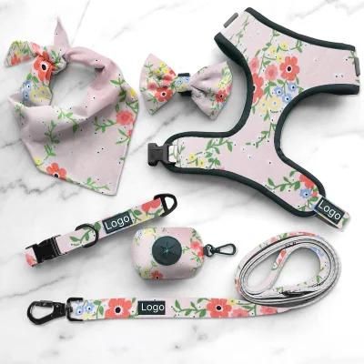 Pink Alll Season Custom Individual Package Chest Pawsome Dog Harness