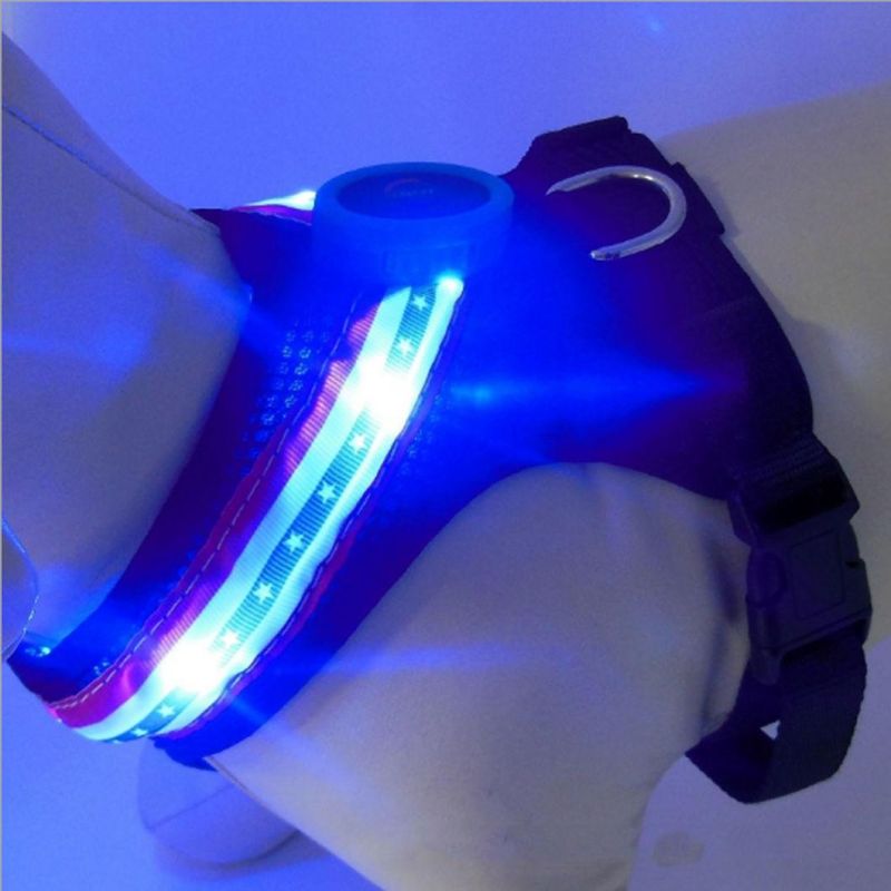 LED Dog Harness - USB Rechargeable