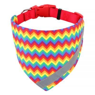 Personalized Pet Accessories Nylon Webbing Collar Bandana for Dogs/Customized