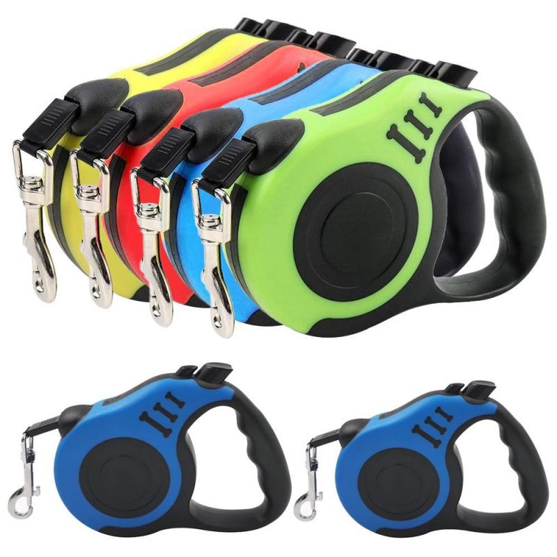 3m/5m Durable Dog Leash Automatic Retractable Nylon Cat Lead Leashes