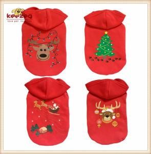 Pet Supply New Years Pet Dog Christmas Coat /Dog Clothes (KH0062)