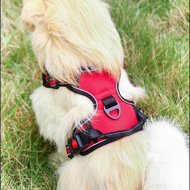 Dog Harness Easy Walking Dog Vest with Handle Reflective Oxford Soft Vest