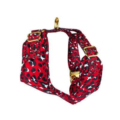 Comfortable Mesh Leopard Reversible Dog Harness