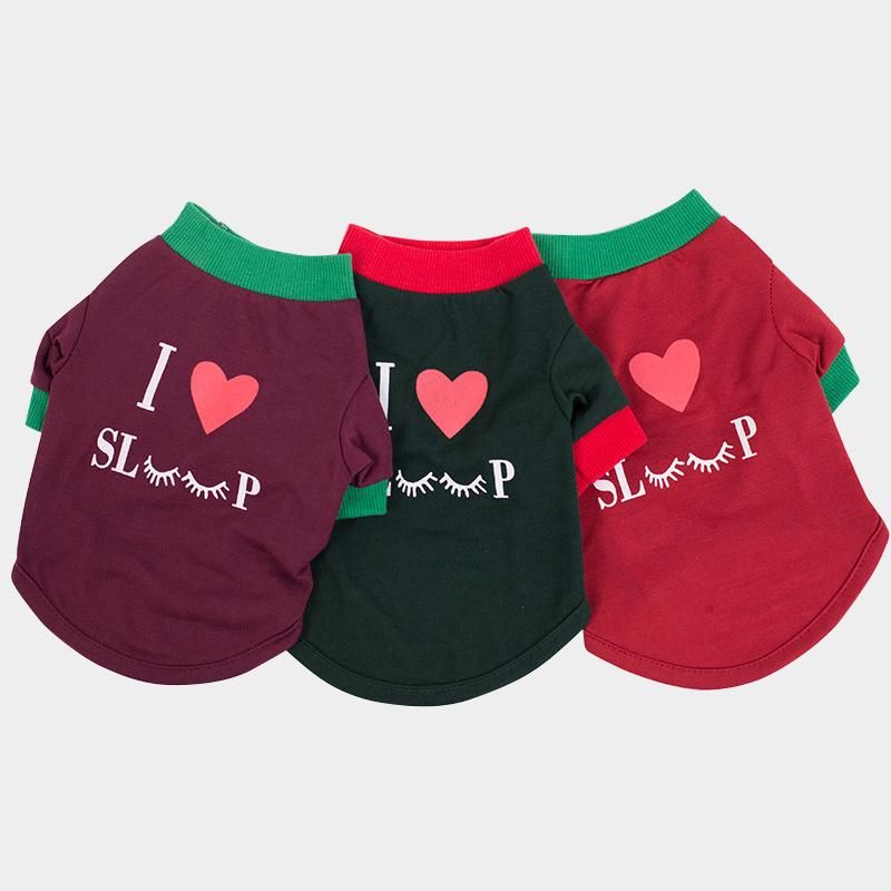 Hot Sale Fashion Round Neck Pet Coat for Small Dogs Spring Autumn Pet Couple Clothes Cute Warm Dog Coat