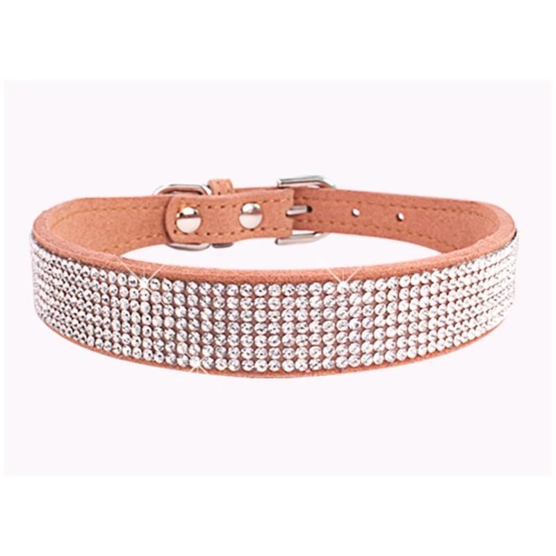 Rhinestone Dog Collar Dazzling Sparkling Crystal Pet Collar