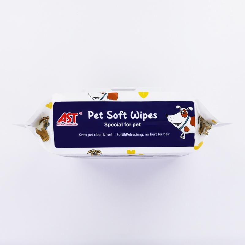 Custom Accepted Pets Cleaning Wet Wipes for Dog and Cat′s Tear Strains Hair Claw