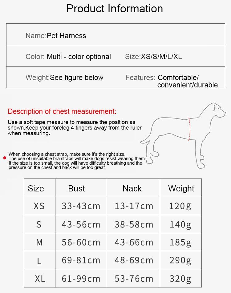 New Outdoor Padded, Solid Color Sport Safety D Ring Small Medium Large Dog Harness