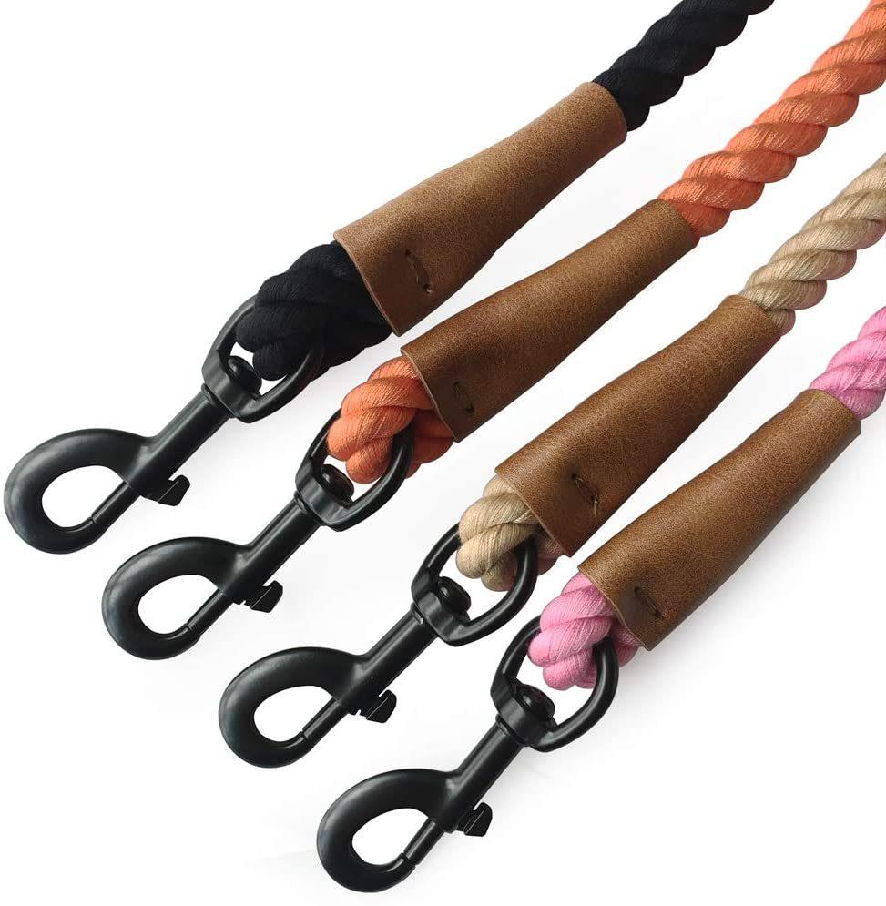 Cotton Rope Dog Leash 10 FT Strong Standard Dog Leash