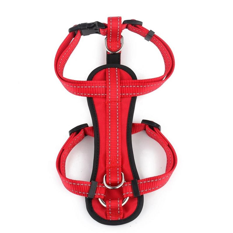 Waterproof Neoprene Soft Reflective Chest Plate Dog Harness with Handle