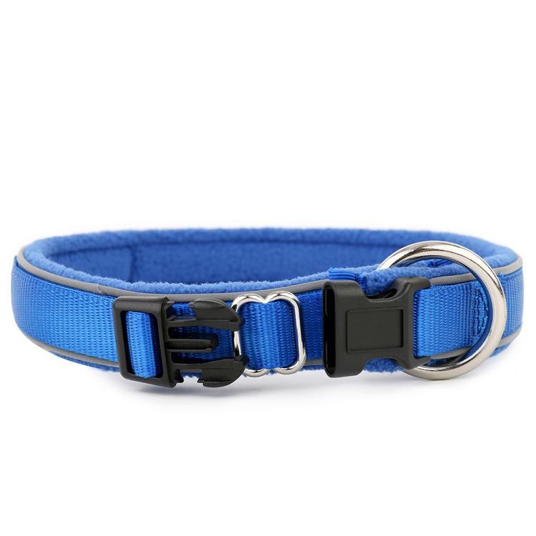 Premium Luxury Custom Wholesale Polar Fleece Lined Padded Pet Dog Collar