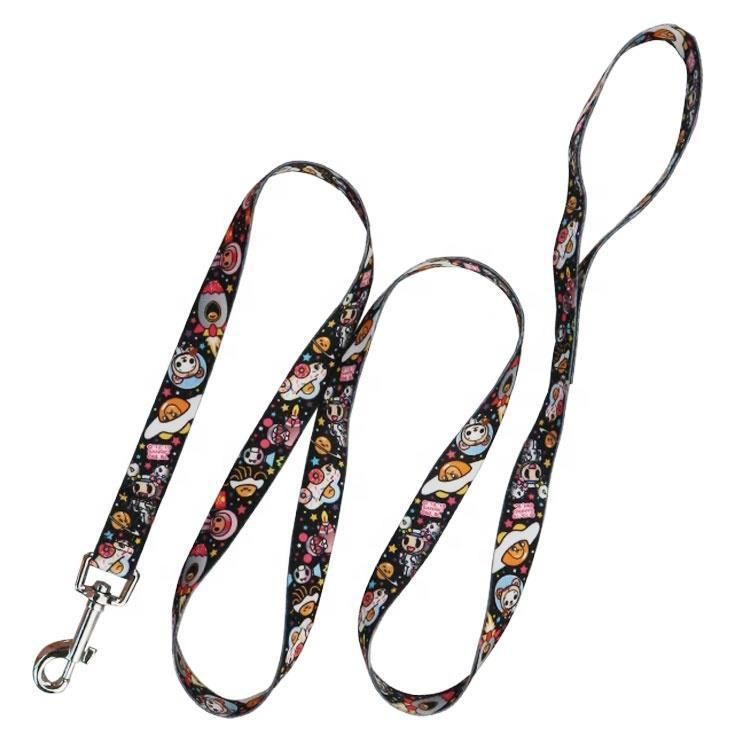 Luxury Custom Heat Transfer Sublimation Retractable Dog Leash and Collar