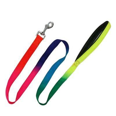 New Products Nylon Elastic Rope Dog Leash with Neoprene Padded Handle