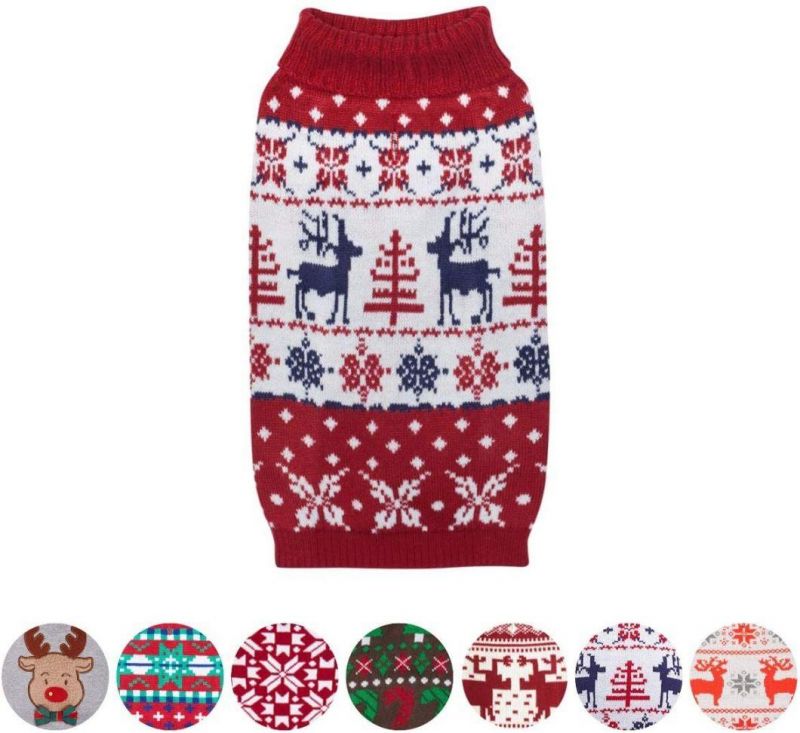 Christmas Family Interlock Sweaters for Dogs
