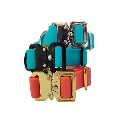 Luxury Waterproof PVC Dog Collar Eco-Friendly Dog Collar with Metal Buckel