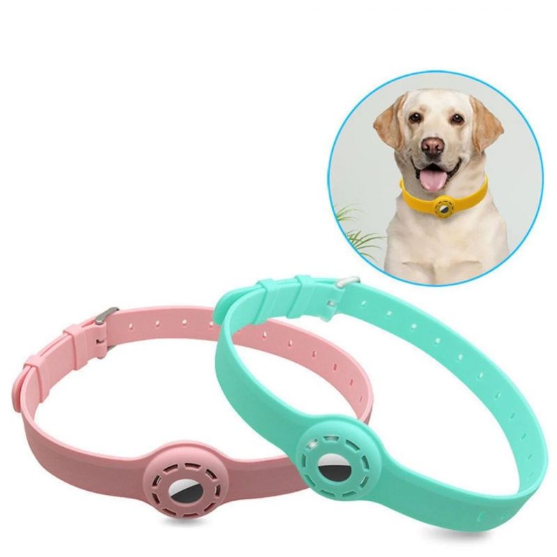 Pet Collar Silicone Apple Airtags Tracker Dog/Cat/Pets