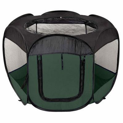 Mesh Open-Air Playpen &amp; Exercise Pen Tent House Dog Playpen