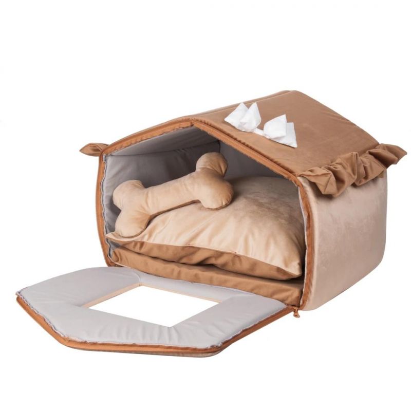 Pet Bed Sleeping Puppy House for Cats and Small Dogs