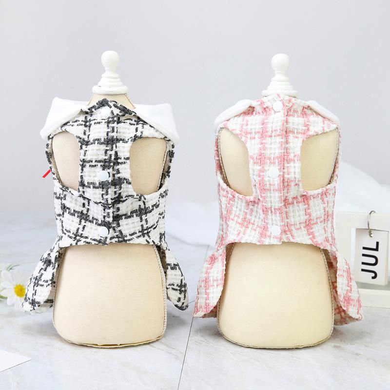 Luxury Cute Polka DOT Ribbon Cozy Sleeveless Summer Dog Shirt Sundress Cotton Pet Dog Dress