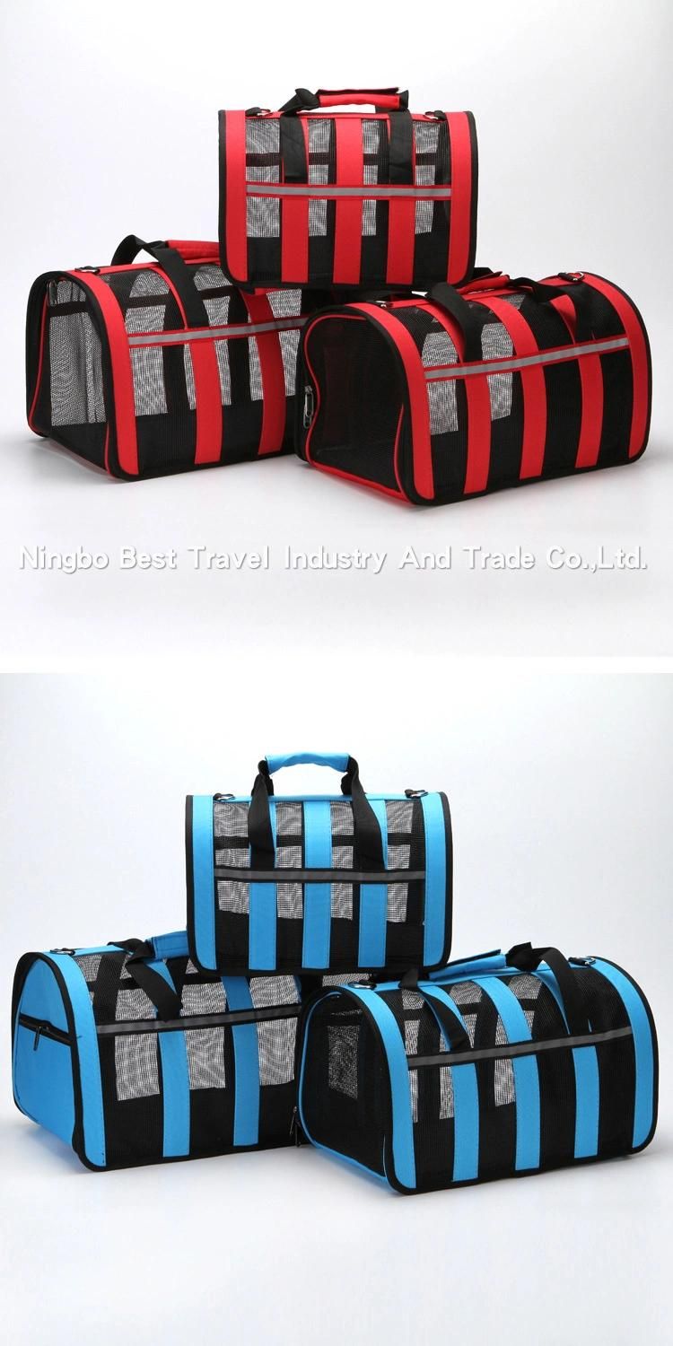 Popular Pet Products Supply Fashion Dog Carrier Cat Breathable Dog Backpack Foldable Pet Bag