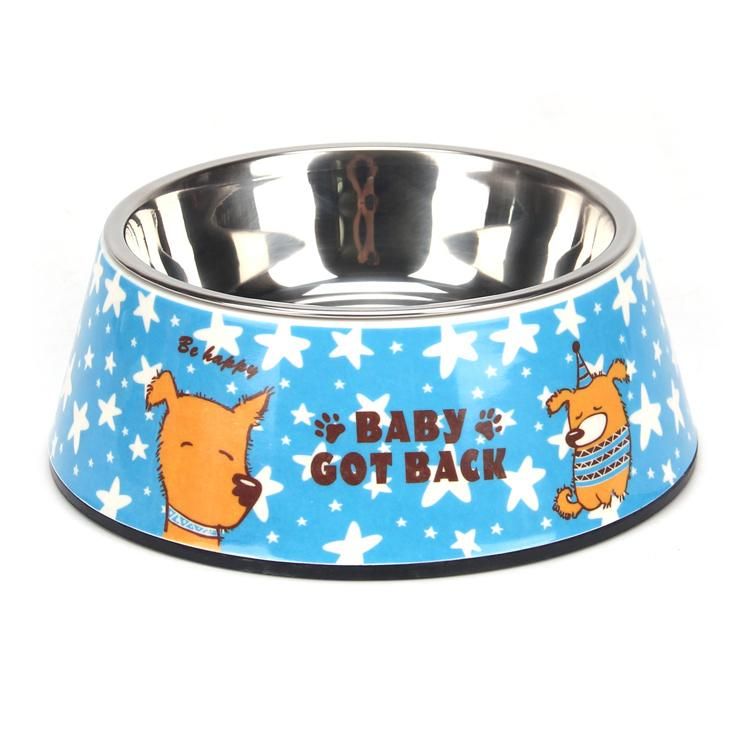 Pet Food Bowl Stainless Steel Dog Bowl for Food Feeding