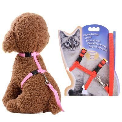 High Quality Nylon Cat Lead Harness with Leash Set