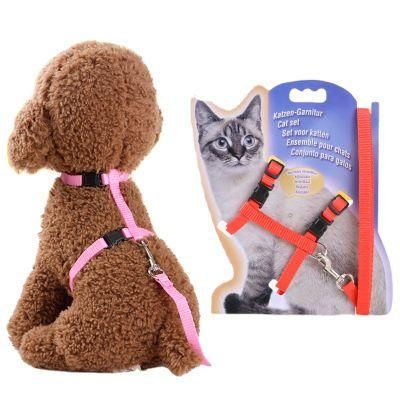 High Quality Nylon Cat Lead Harness with Leash Set